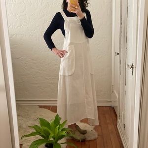 Vintage Linen Apron Dress